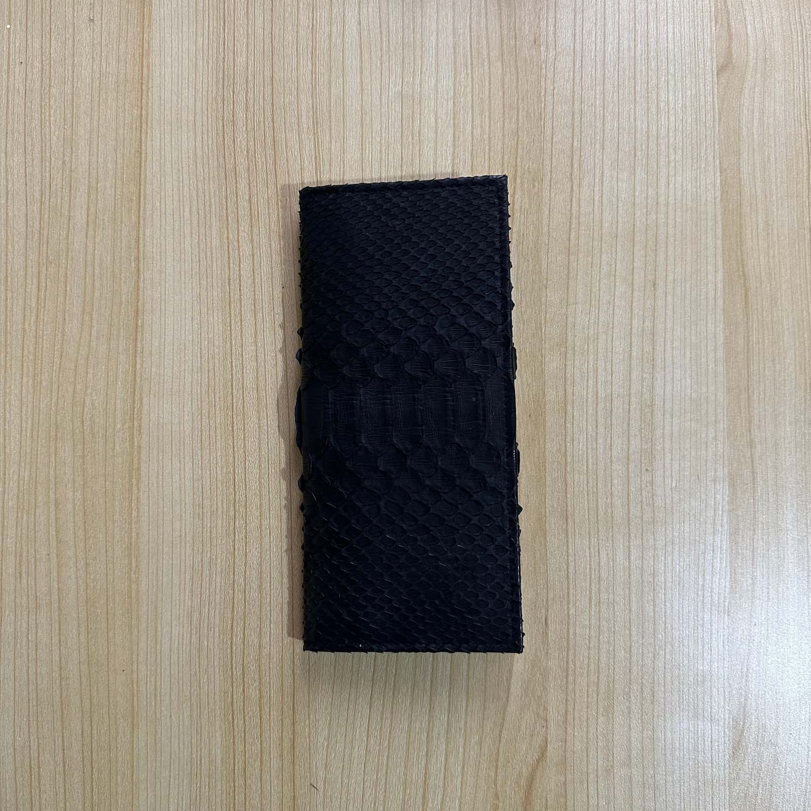 Rimba Long Wallet — Hitam Python thumbnail 2