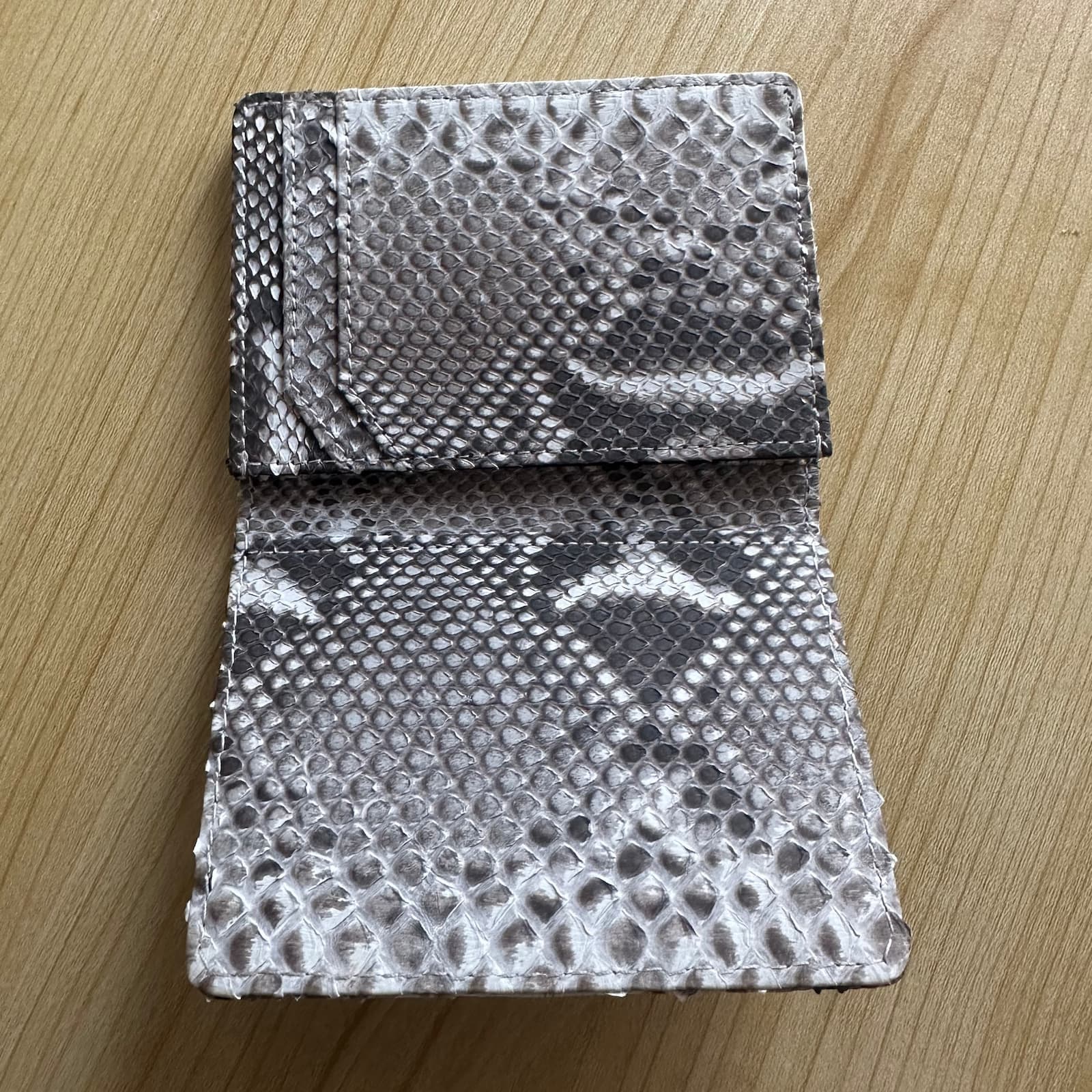 Rimba Cardholder — Natural Python thumbnail 2