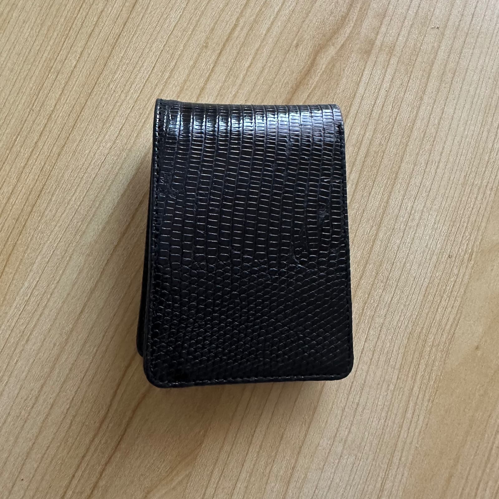 Wallet — Hitam Onyx Lizard, foto 1