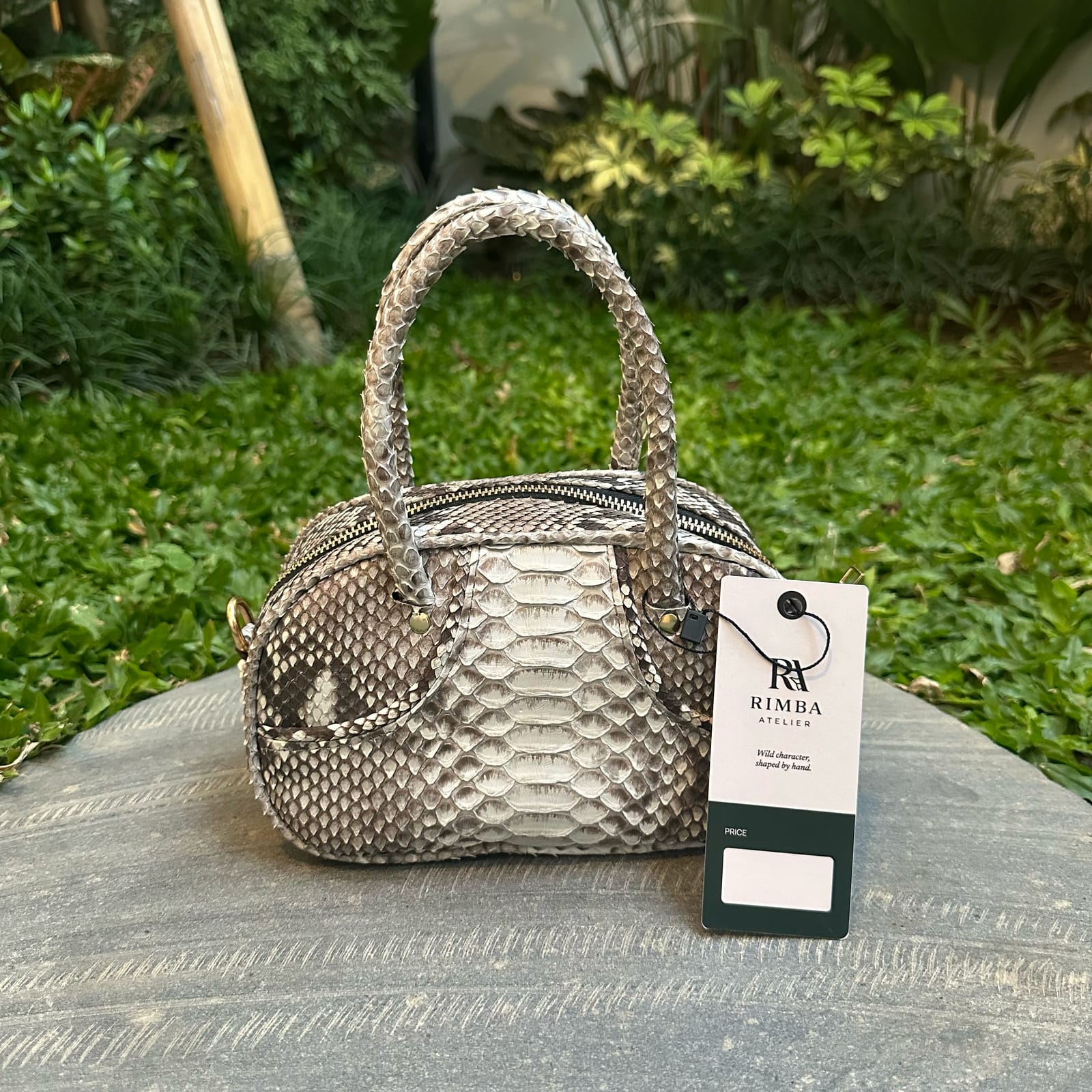 Lily Bag — Natural Python, foto 1