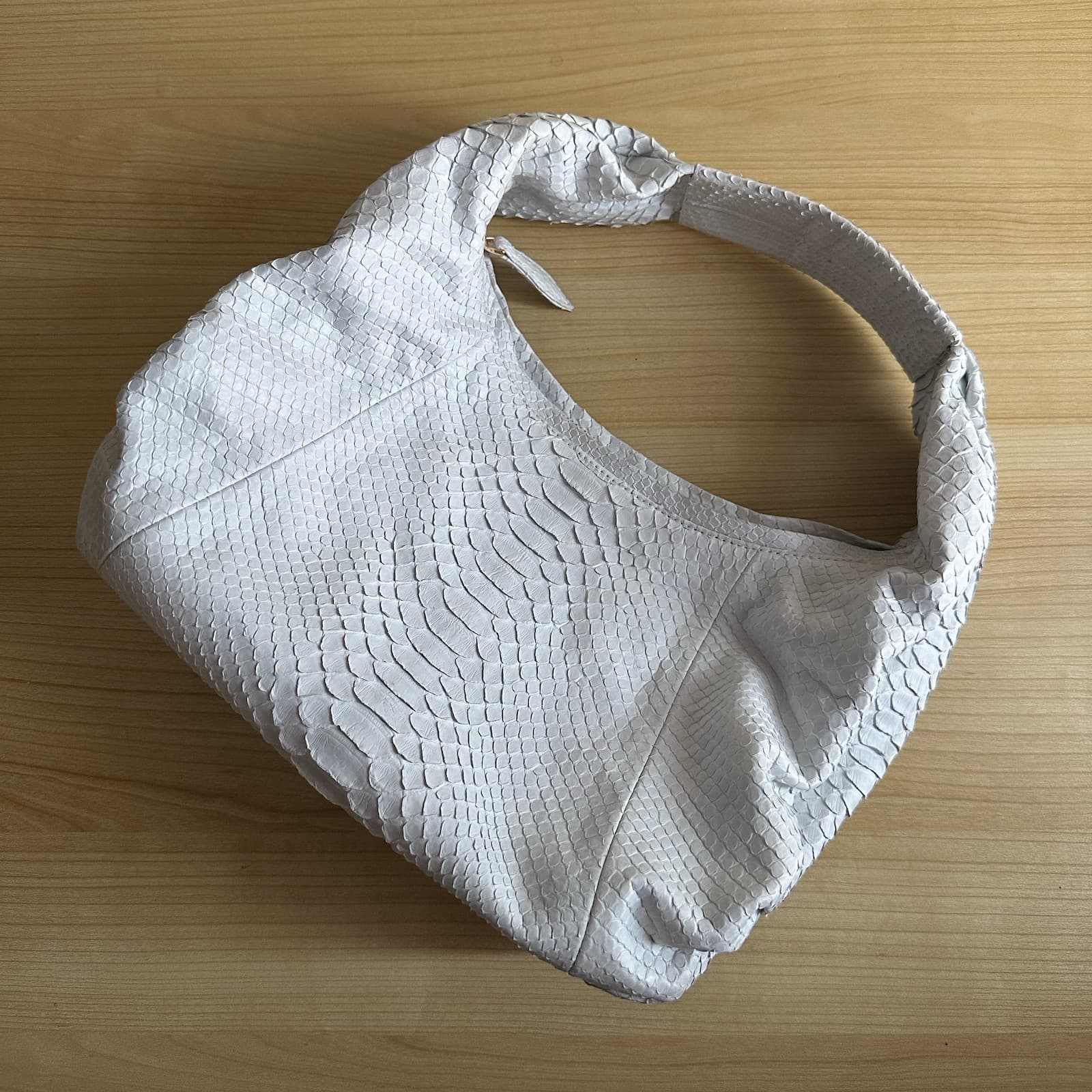 Hobo Bag — Putih Python, foto 1