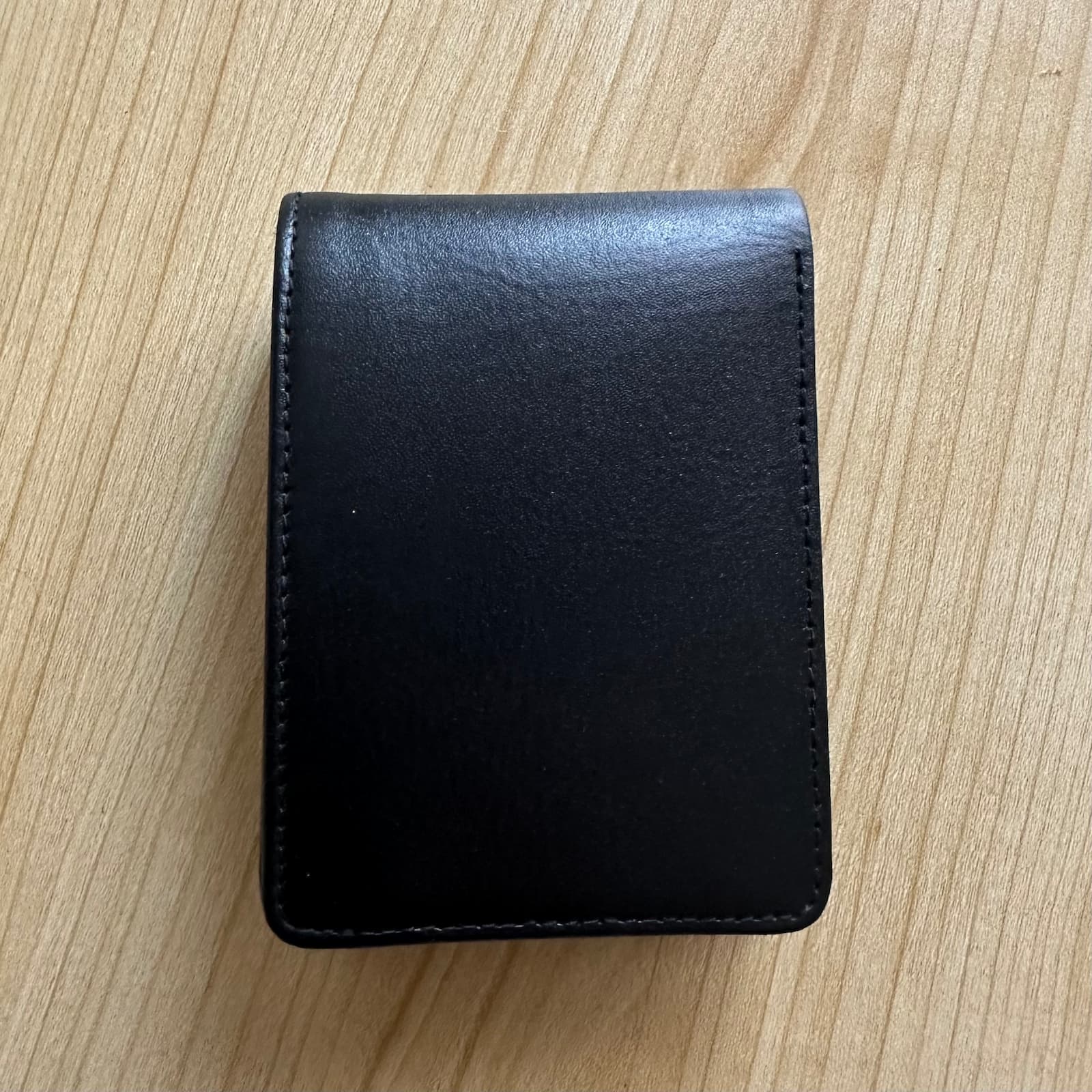 Wallet — Hitam Cowhide, foto 1